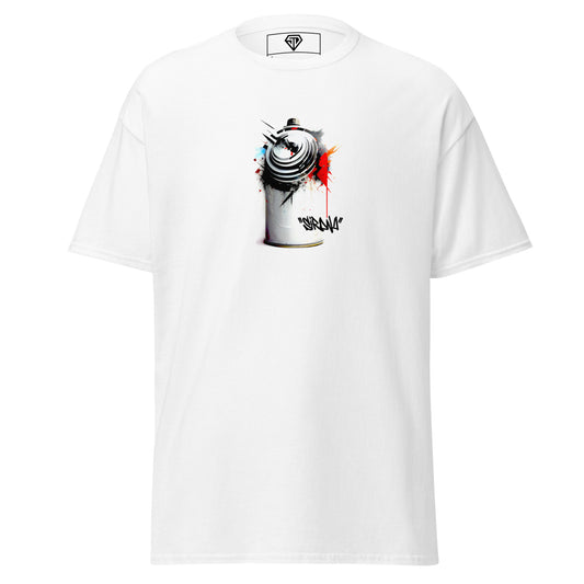 Abstract Spray Can Tee